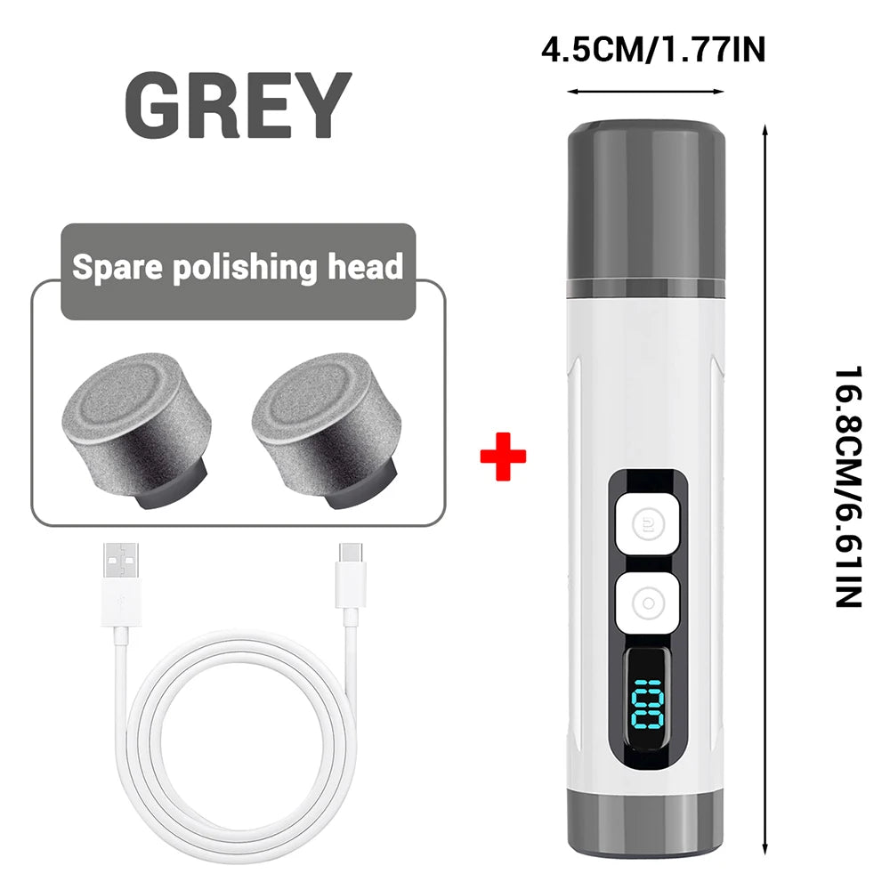 Electric Pet Nail Grinder with 3 Speed Settings, LED Light, Cat Nail Clippers and Smart Display – for Large and Small Dogs’ Paws