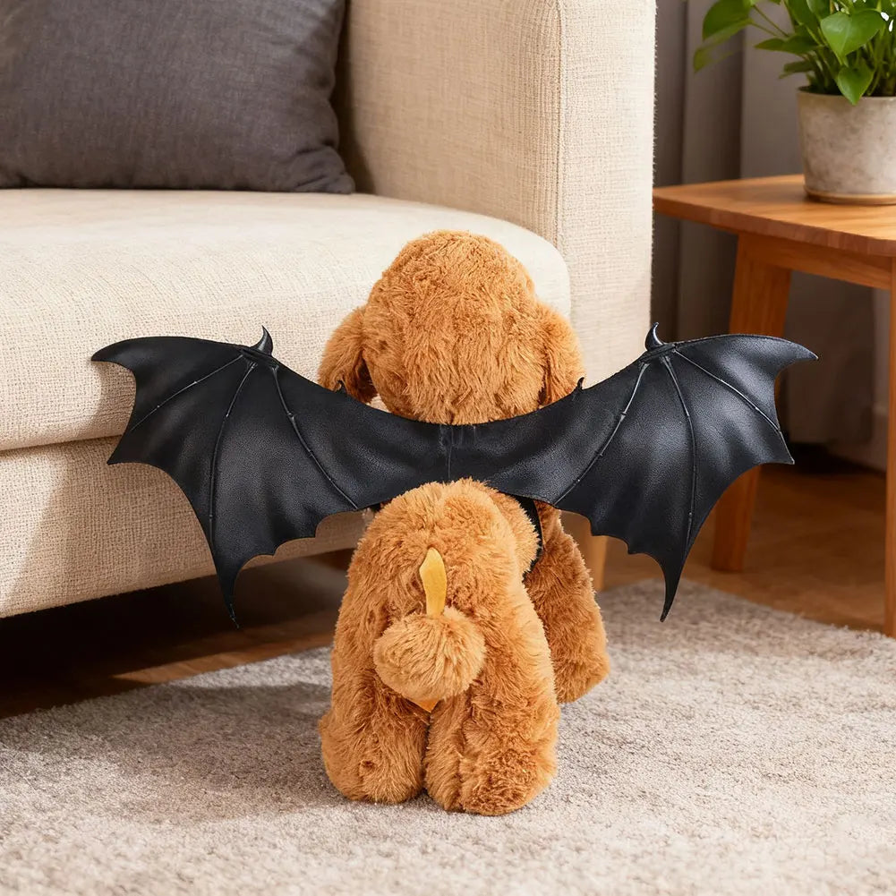 Pet Halloween Costume,Party Bat-Wings Decoration,Funny Pet Bat-Wings Party Supplies,Cosplay Dress-Up Accessories,Winged Outfit