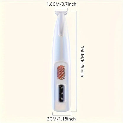 Rechargeable Cat and Dog Grooming Scissors, USB Powered Paw Trimmer, Professional Pet Hair Clipper, Cat and Dog Foot Razor