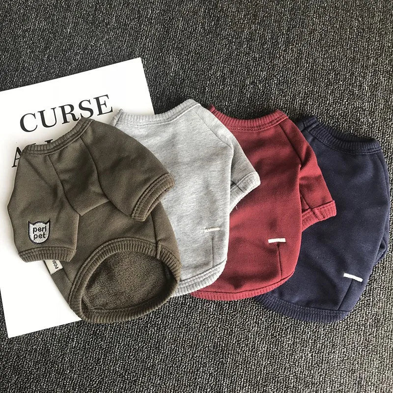 Dog autumn and winter versatile hoodie suitable for small dogs such as Teddy, Schnauzer, etc